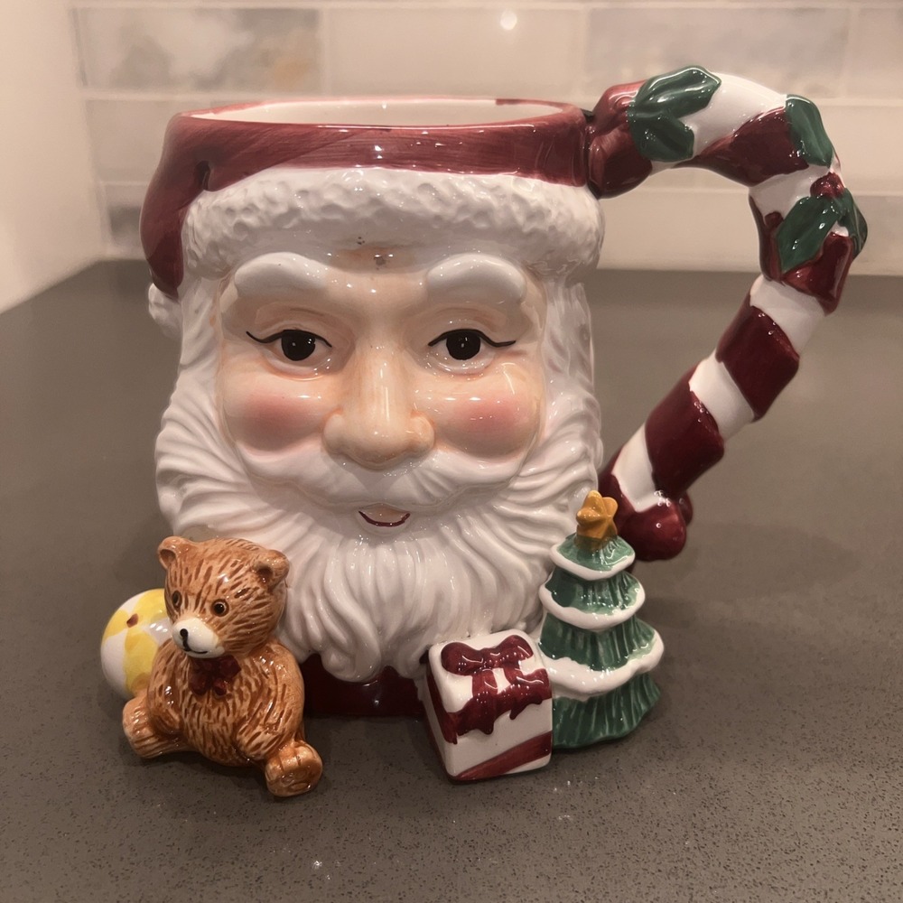 Coffee Mug Cup Christmas Santa Claus Saint Nick 24oz